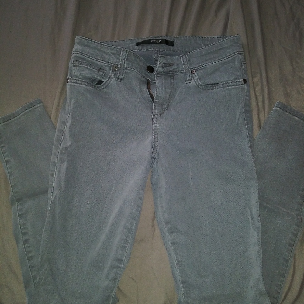 Dark grey skinny jeans